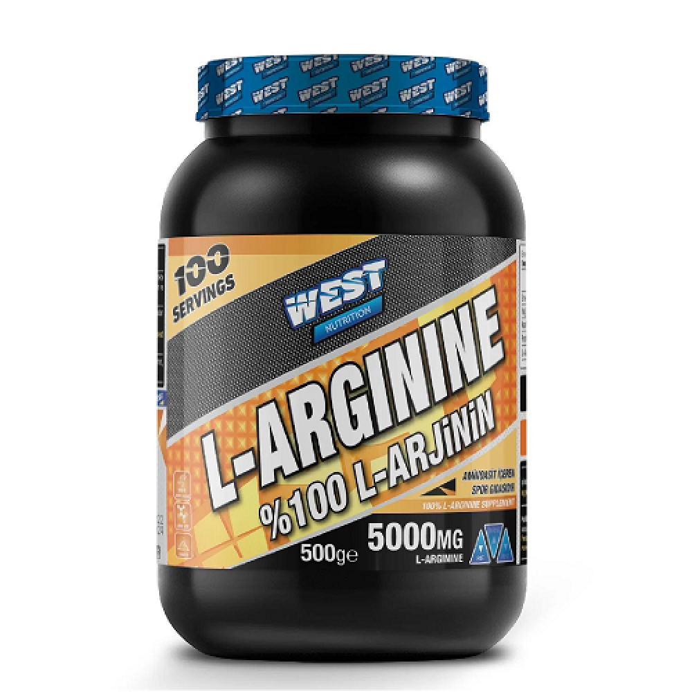 West Nutrition Arginine 500 G 100 servis